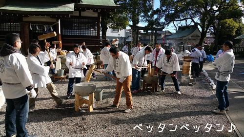 餅つき